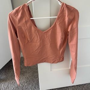 Lululemon Align Long Sleeve - Pink Savannah